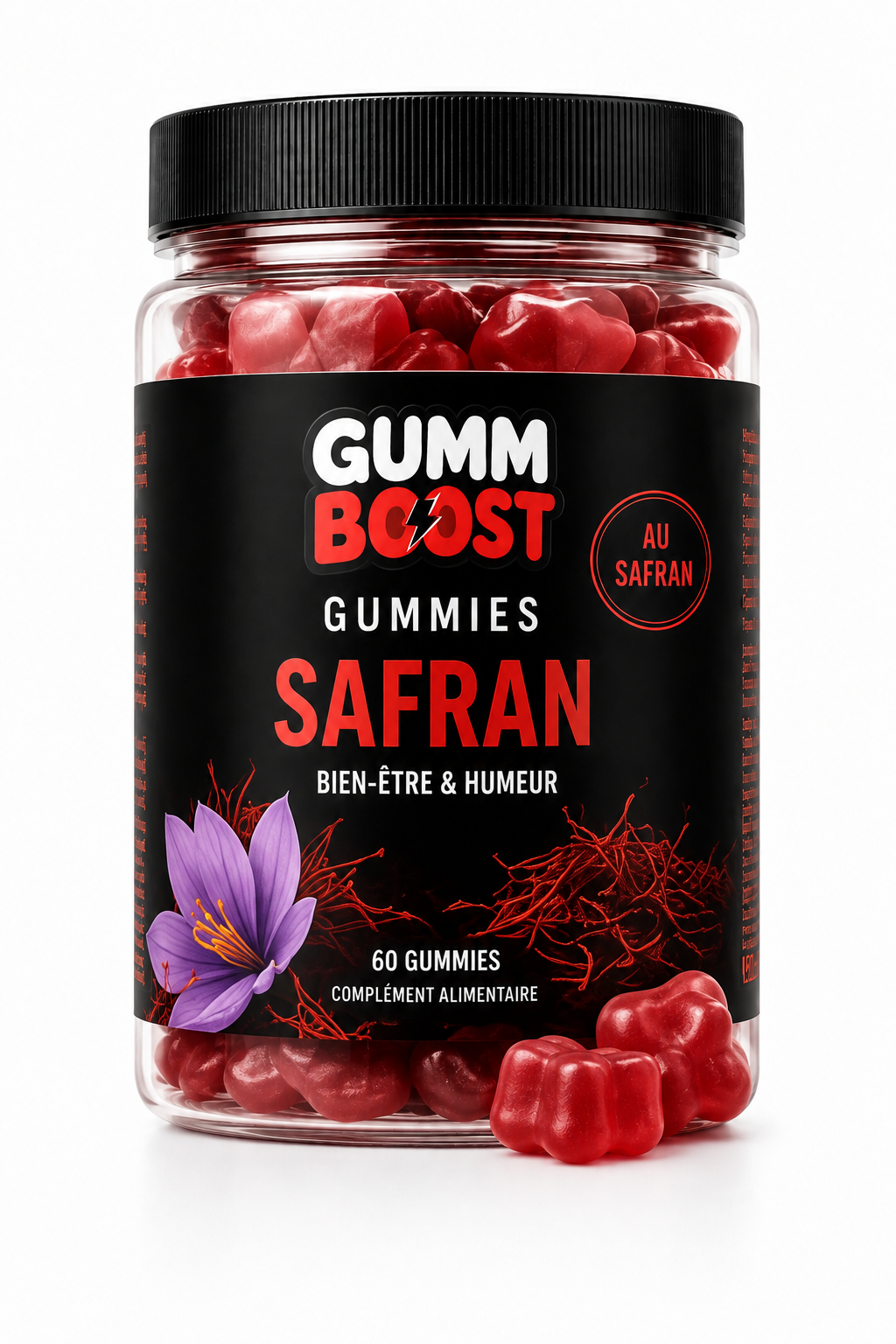 GUMM BOOST — Gummies au Safran 🌸