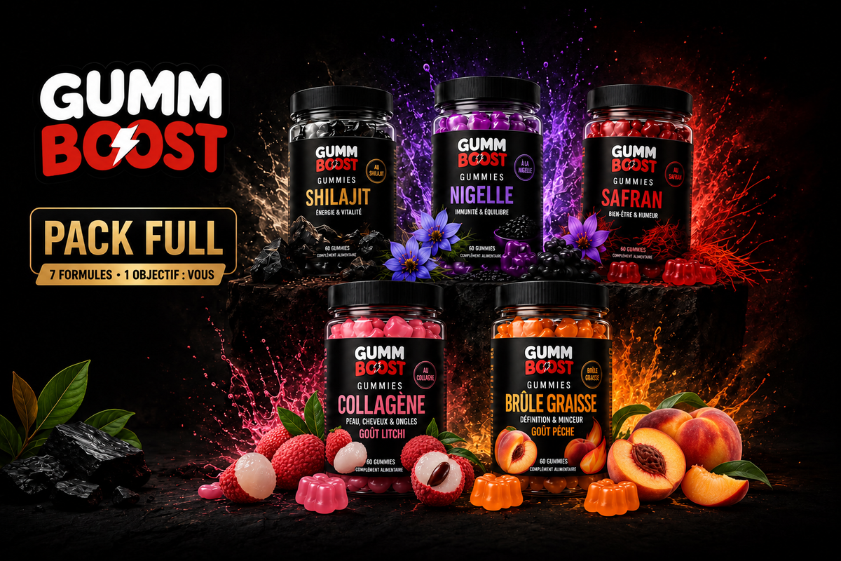 GUMM BOOST — PACK FULL ⚡🍬